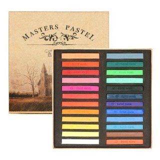 Chalk Hair Color Master Pastel 24 Color 24 Bars Product of Thailand Beauty