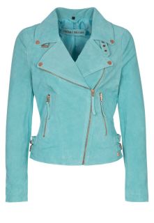 Freaky Nation   TAXI DRIVER   Leather jacket   turquoise