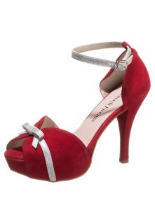 Gianna di Firenze   VALERIA   Peeptoe heels   red