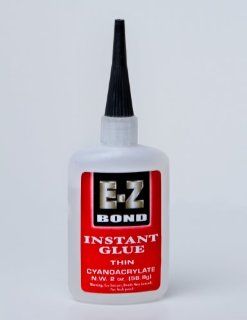 Premium Super Glue   Best Cyanoacrylate Adhesive   Strongest Bond on the Market   Doesn't Clog   Lifetime Guarantee   Perfect Wood and Shoe Glue   Less than a Minute Cure Time   Works Excellent with Metal, Plastic, Ceramics & More. 2 oz, 50 CPS. H