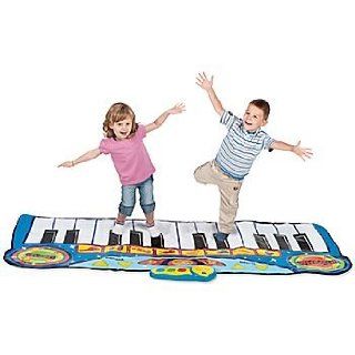 LIKE IN THE MOVIE "BIG" The Step to Play Giant Piano Mat is the fun way to make music alone or with a friend  musical mat has 24 step on keys with eight musical sounds, fun dance beats and rhythms Toys & Games