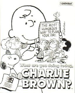 What are you doing today, Charlie Brown? Windows/Macintosh Software