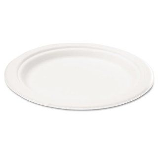 Savannah Supplies Inc. Products   Savannah Supplies Inc.   Bagasse 7" Plate, Round, White, 125/Pack   Sold As 1 Pack   Made from sugar cane fiber "Bagasse".   Tolerates both high (212F) and low heat applications holding either wet or dry fo
