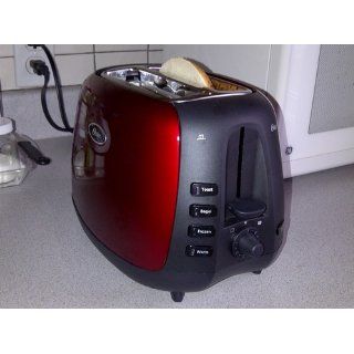 Oster 6595 Inspire 2 Slice Toaster, Red/Black Kitchen & Dining