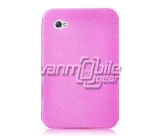 BUBBLEGUM PINK SOFT GRIP SILICONE CASE for SAMSUNG GALAXY TAB Cell Phones & Accessories