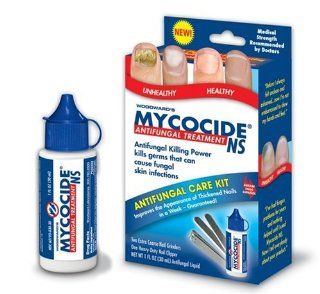 Mycocide NS Antifungal Care Kit, 2 Count Nail Grinders, 1 Ounce Antifungal Liquids (Pack of 2)  Nail Fungicides  Beauty