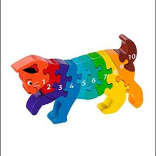 cat number jigsaw by little butterfly toys