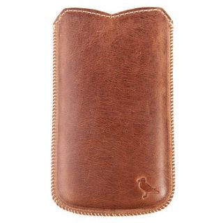 ladies leather phone case for iphone four by the gul bag company
