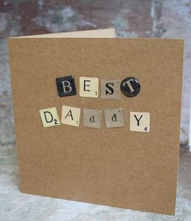 personalised best dad card by posh totty designs interiors