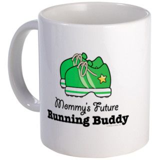 Mommys Future Running Buddy Mug by chrissyhstudios