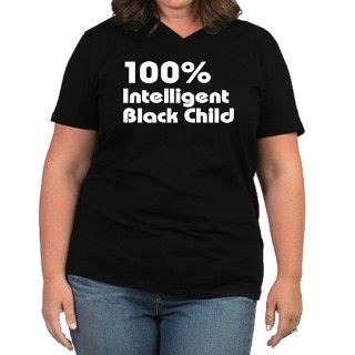 100% Intelligent Black Child Womens Plus Size V N by forgottentongues