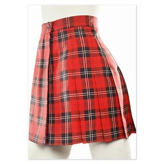A red plaid school girl skirt o Invitations by ADMIN_CP_GETTY35497297