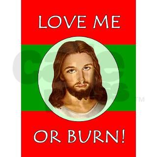 Love or Burn   Holiday Cards (10pk) by landoverbaptist