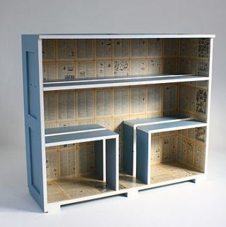 hudiksvallsgatan art crate bookcase by crateive