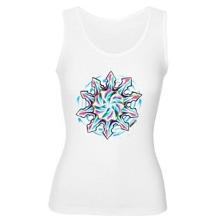 Mendala Snowflake Tattoo Design Tank Top by tattoostuff