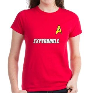 Star Trek Red Shirt Security   Expendable T Shirt by insideout_tees