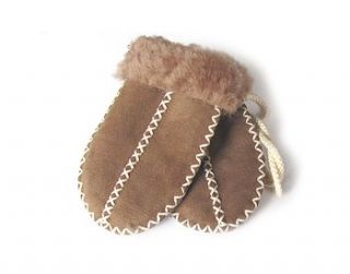 soft lambskin mittens by baa baby