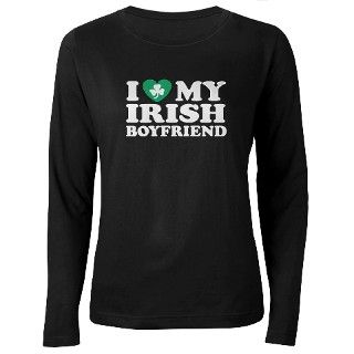I Love My Irish Boyfriend T Shirt by dweebetees