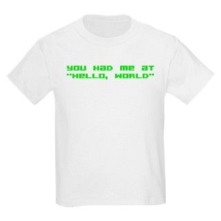 Hello World T Shirt by teeshirtshoppe