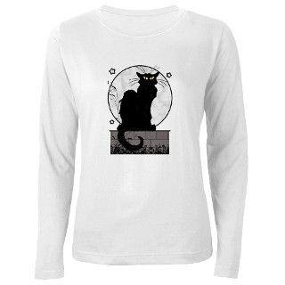 Black Cat T Shirt by EverOctober