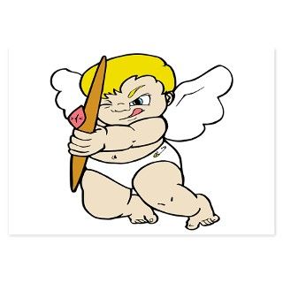 cute angel cupid Flat Cards by designsanddesigns