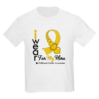 Childhood Cancer Hero T Shirt by shirts4cancer2