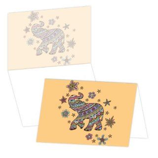 ECOeverywhere True Beauty Boxed Card Set, 12 Cards and Envelopes, 4 x 6 Inches, Multicolored (bc12338)  Blank Postcards 