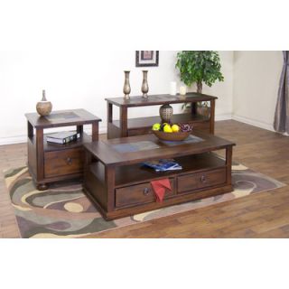 Sunny Designs Santa Fe Coffee Table with Casters