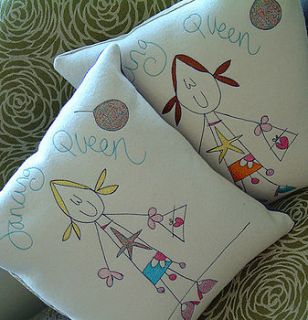 personalised dancing queen cushion by seabright designs