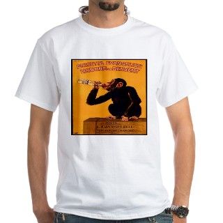 Funny Drunk Monkey T Shirt by strangegiftsfortheex