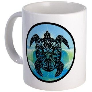 CELTIC SEA TURTLE Mug by zerodesignz