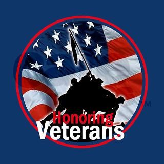 Honoring Veterans Round Sticker by HonoringVeterans