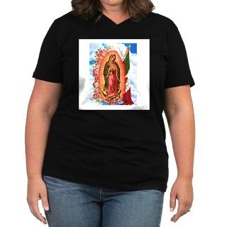 Virgen de Guadalupe   Mexican Flag Womens Plus Si by screamscreens