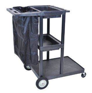 Janitor Cart w 3 Shelves 