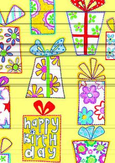 pack of 12 girls birthday cards by paper salad