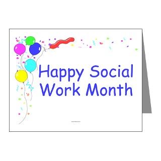 Happy Social Work Month Invitations (Pk of 10) by friedsw