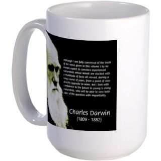 Charles Darwin Science Mug by philosophy_shop