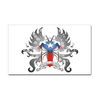 Puerto Rico Shield Rectangle Decal by vickyniki