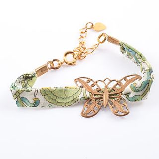 butterfly liberty print bracelet by francesca rossi designs