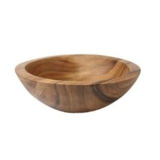 Tuscany Extra Large Wide Rimmed Bowl In Acacia Serving Bowls Kitchen & Dining