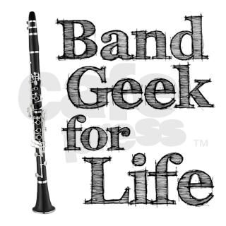 Clarinet Band Geek Round Sticker by marchingstuff