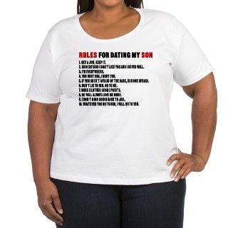 Rules For Dating My Son T Shirt by insanitycafe
