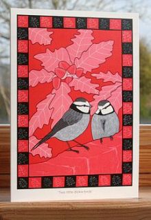 two little dickie birds cards by bird