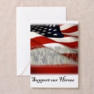 Support our Heroes Greeting Cards (Pk of 10) by ls7usa