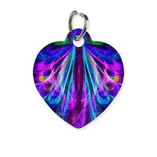 Gorgeous Butterfly Feather Peacock F Pet Tag by ADMIN_CP109657231