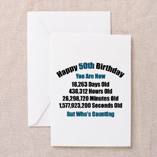 50 Years Old Greeting Cards (Pk of 10) by thehotbutton