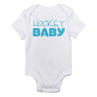 Hockey Baby (Blue) Infant Bodysuit by PlaytimeAndParty