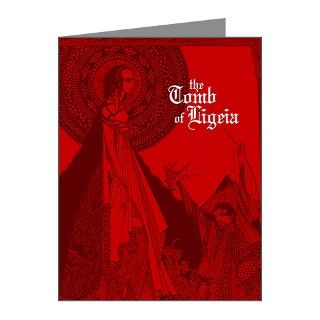 Tomb of Ligeia Note Cards (Pk of 10) by gravecake