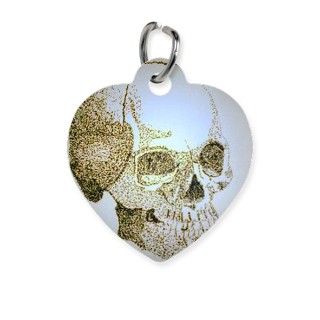 skull, feather and ink Pet Tag by ADMIN_CP112654168