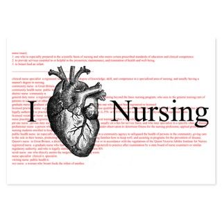 I Heart Nursing Definition Invitations by HumorousLittleTreasures